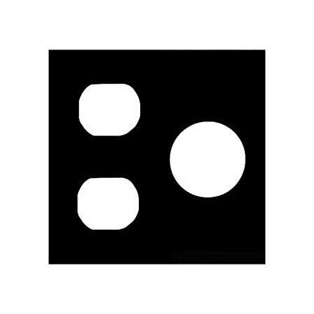 Mulberry Number of Gangs: 2 302 Stainless Steel, Satin Finish 70390